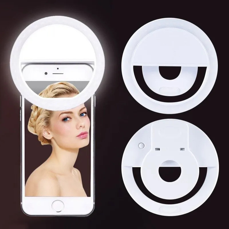 USB Rechargeable LED Selfie Ri - Photography Lighting And Background recension och pris