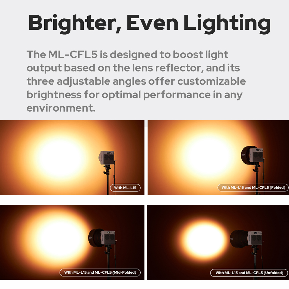 Godox ML-CFL5 Collapsible Fres - Fresnel Lens Attachment recension och pris
