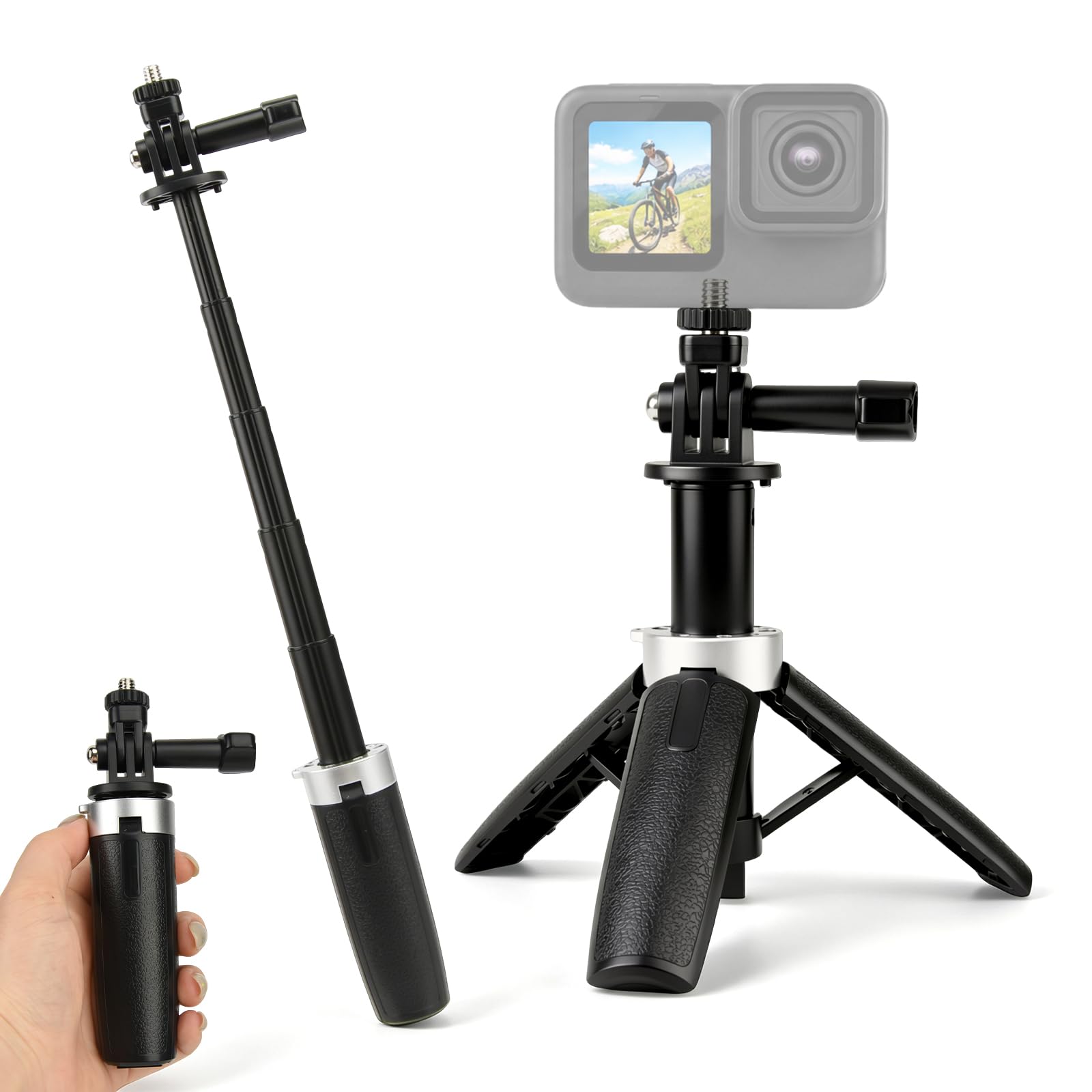 Mini Extendable Tripod Foldabl - Gopro Action Camera Hero 13 Black recension och pris