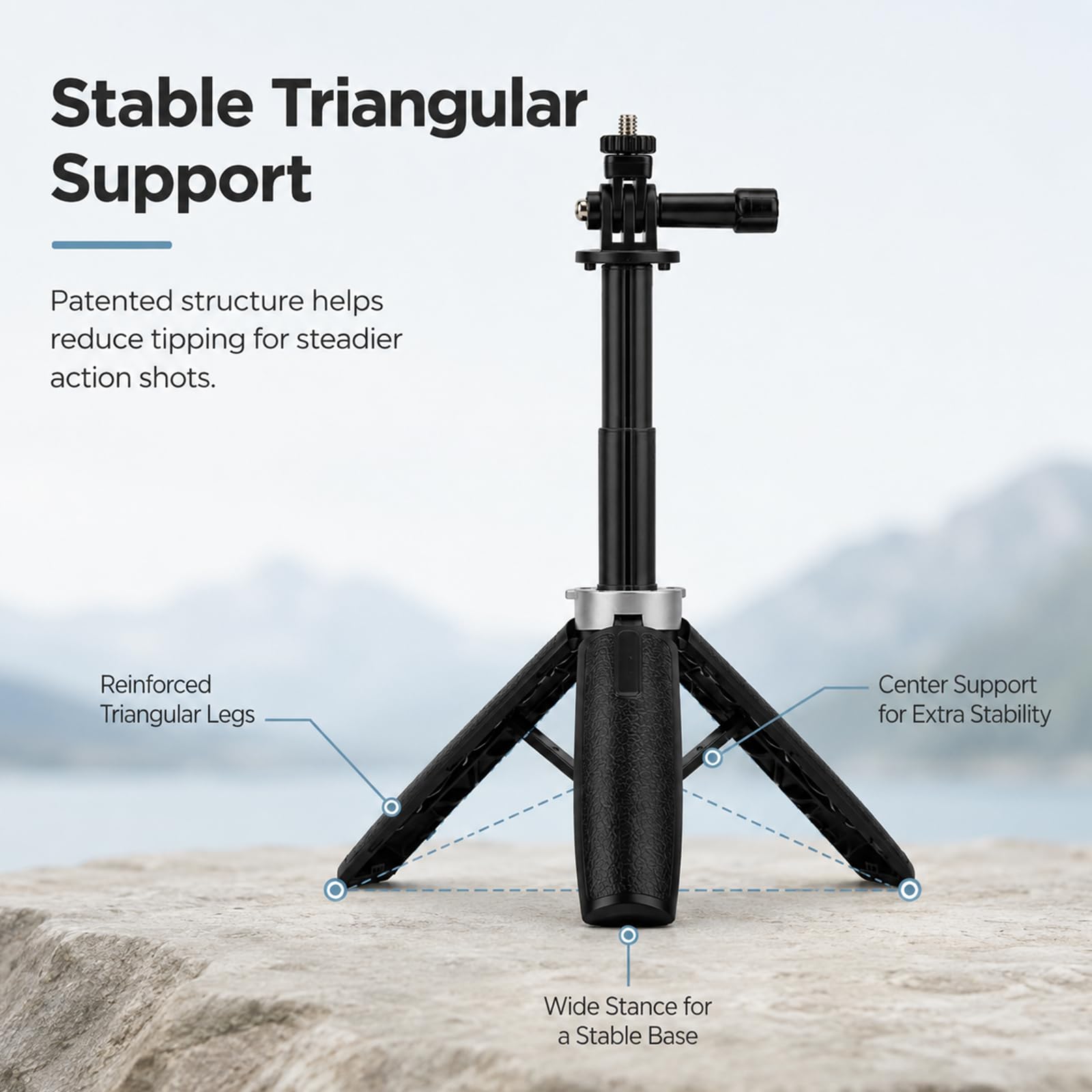Mini Extendable Tripod Foldabl - Gopro Action Camera Hero 13 Black recension och pris