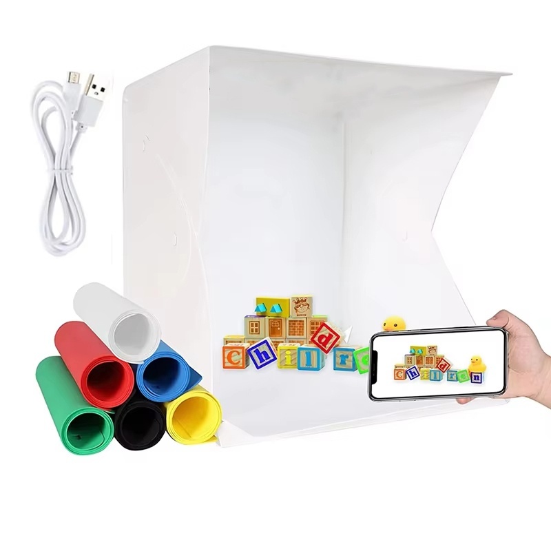 Folding Lightbox Portable Phot - Photography Lighting And Background recension och pris