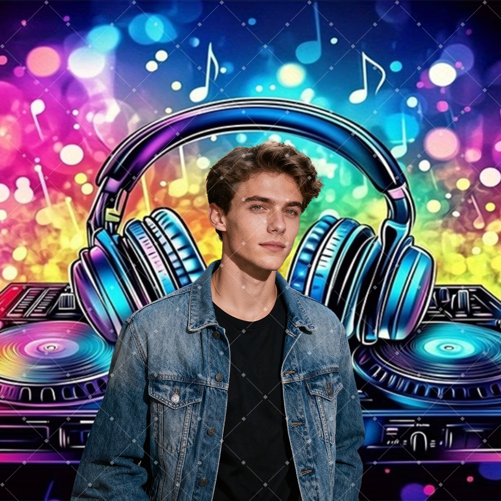 Hip Hop Music DJ Party Decorat - Photography Lighting And Background recension och pris