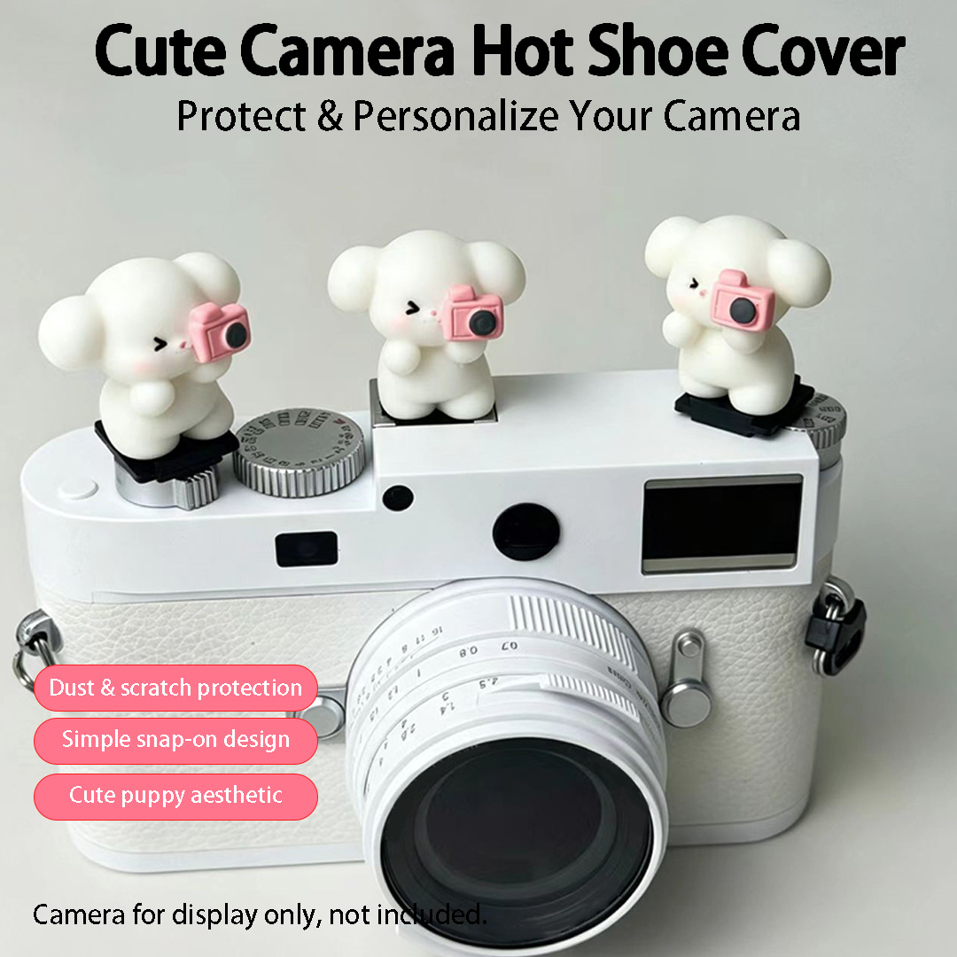 Cute 3D Puppy Camera Hot Shoe  - Canon Camera Eos R8 recension och pris