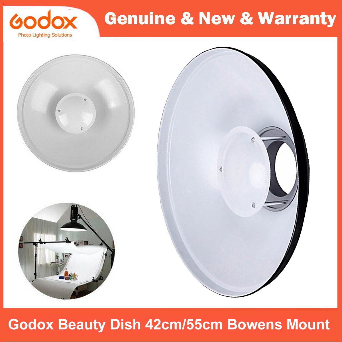 Godox BDR-W Beauty Dish 42CM 1 - Beauty Dish 55Cm recension och pris